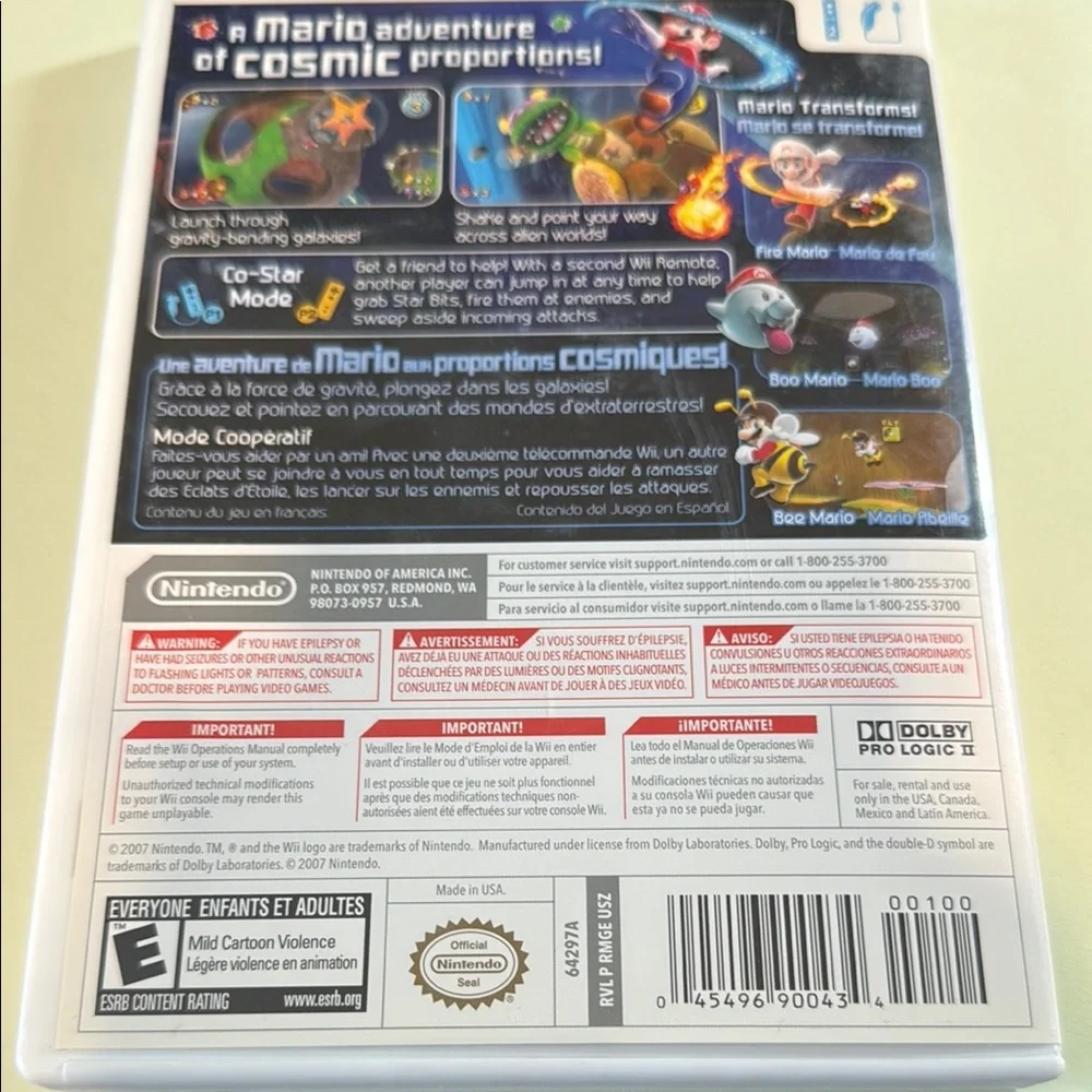 Nintendo Super Mario Galaxy for Wii - Black - Picture 4 of 4